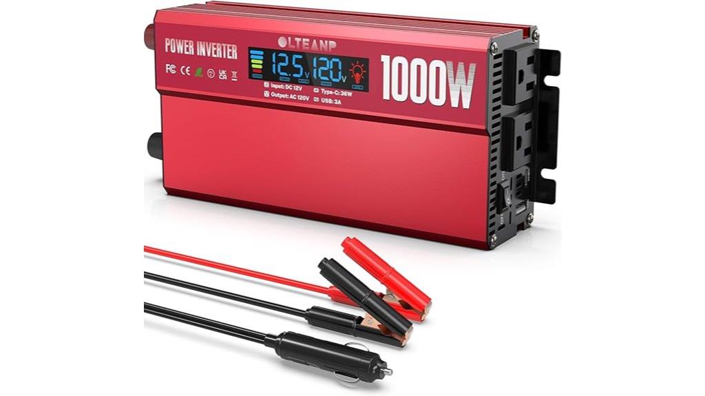 1000w lcd power inverter