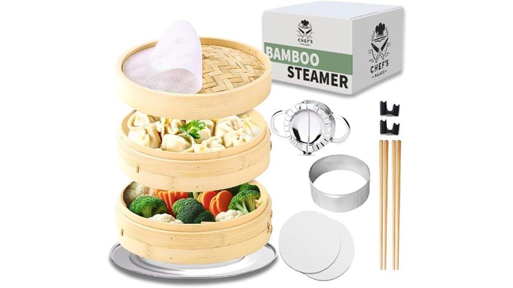10 inch two tier steamer