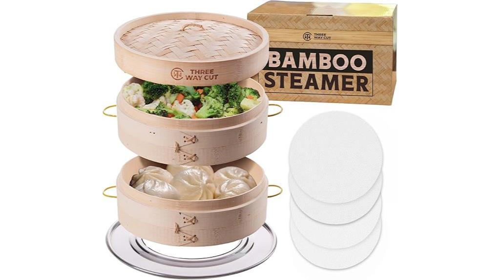 10 inch two tier steamer