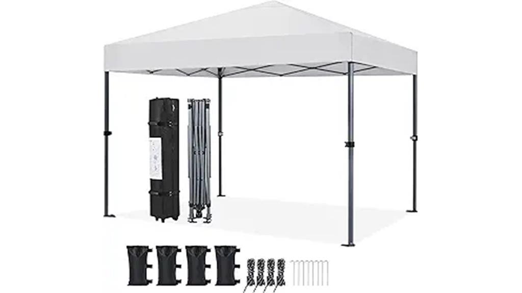 10x10 pop up canopy