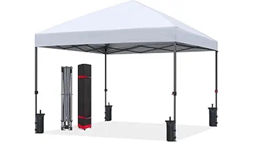 10x10 white canopy