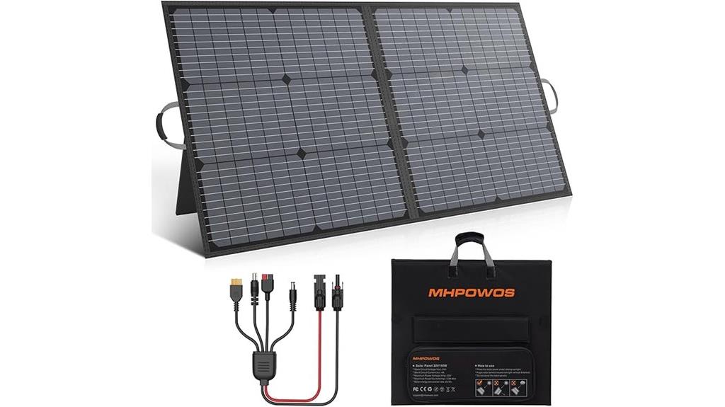 110w waterproof foldable solar