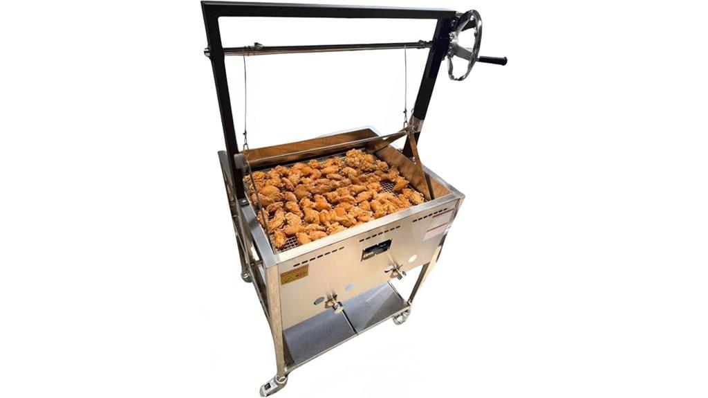 12 gallon fryer cart