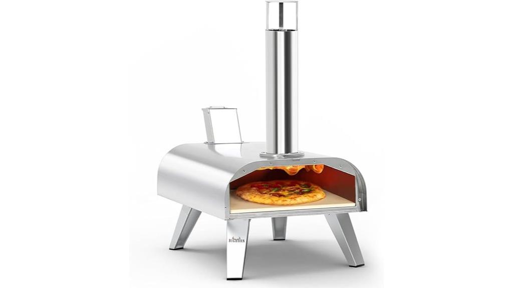 12 inch wood pellet pizza oven