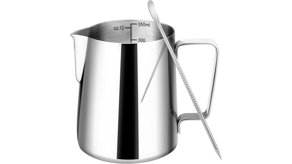 12oz stainless steel pitcher