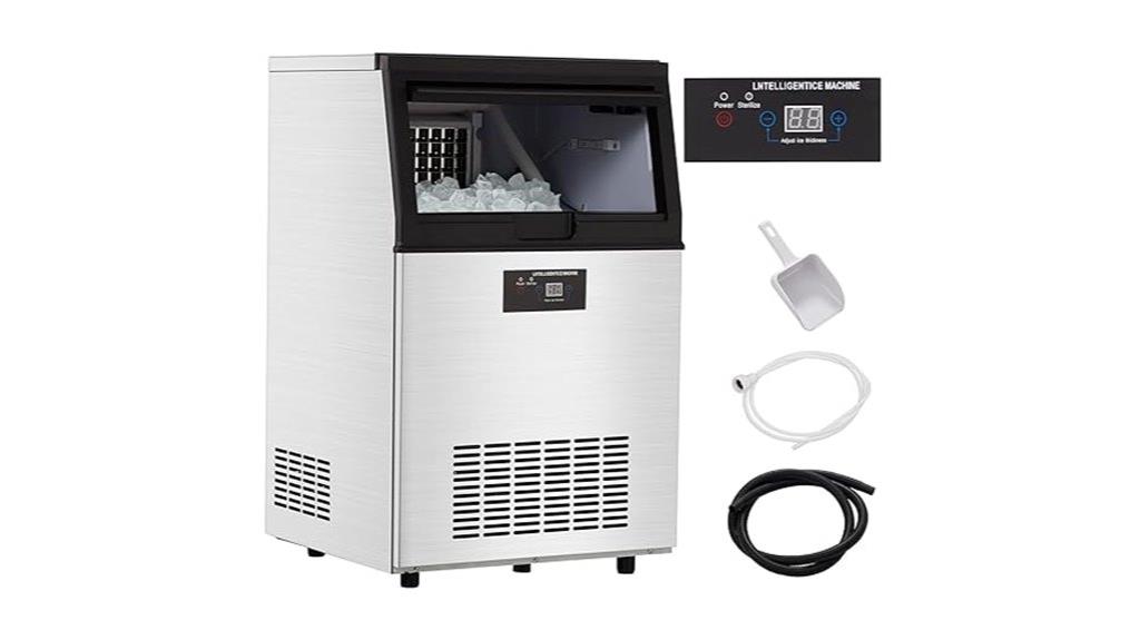 130lb commercial ice maker