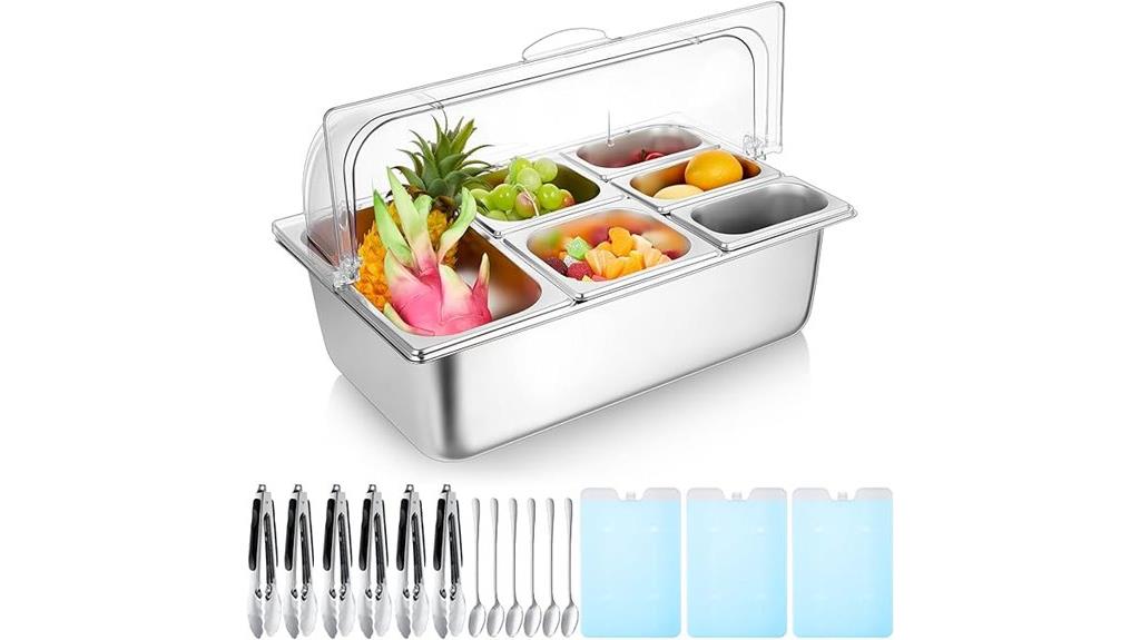 16 piece condiment set