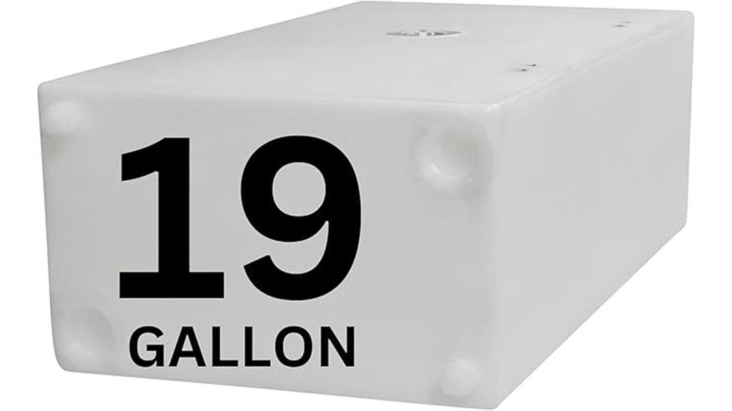 19 gallon rv water tank