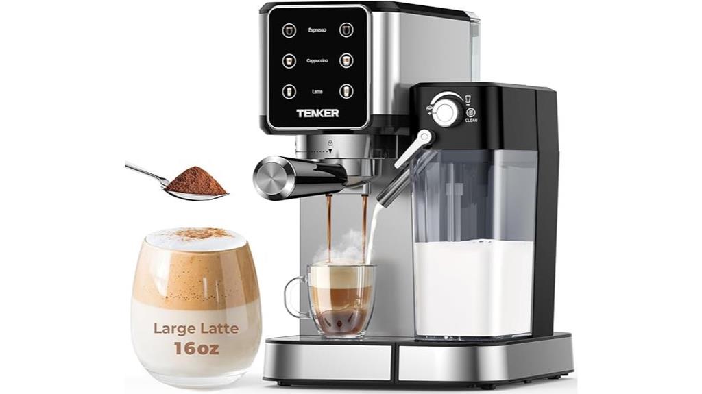 20 bar cappuccino espresso maker