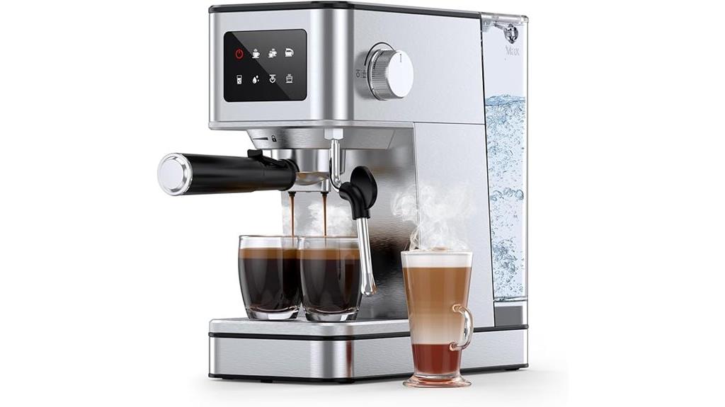 20 bar touch screen espresso