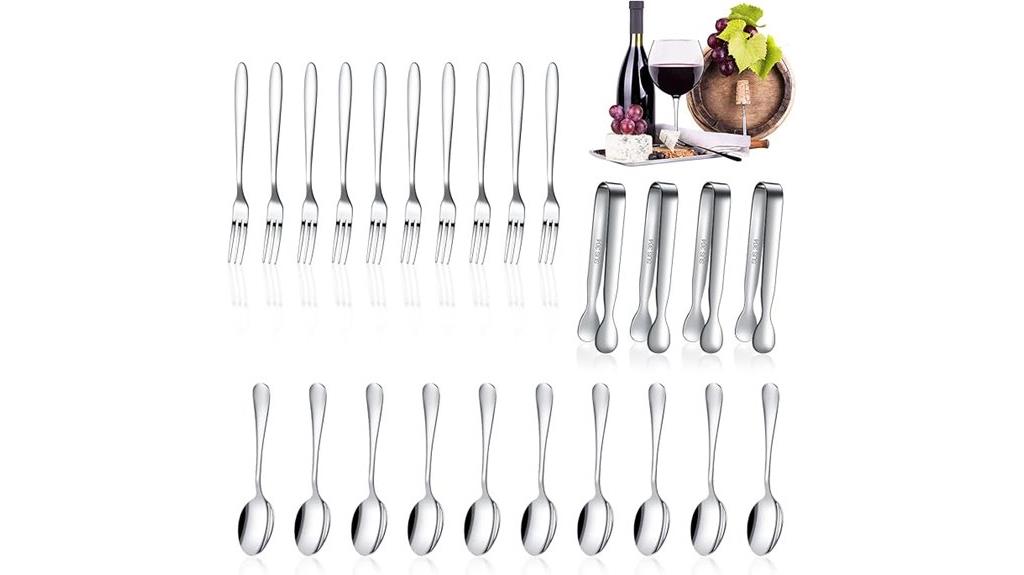 24 piece charcuterie accessories