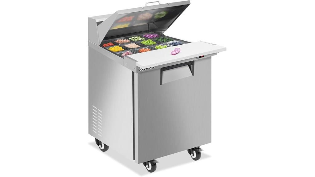 27 watt salad table