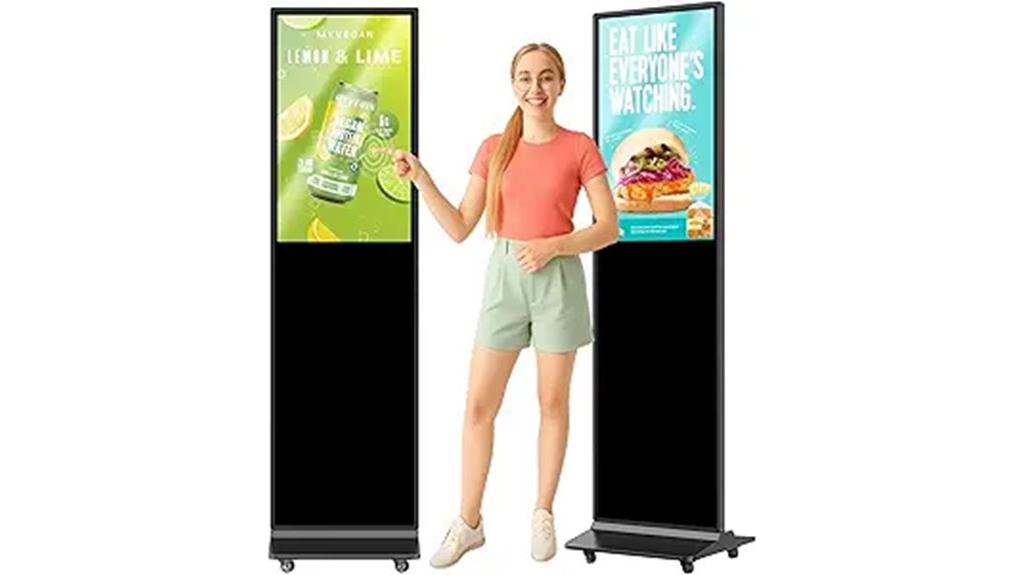 32 inch touchscreen digital display