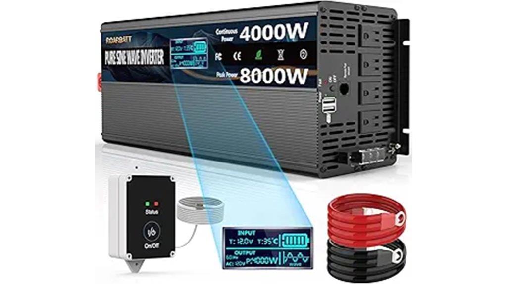 4000w pure sine inverter