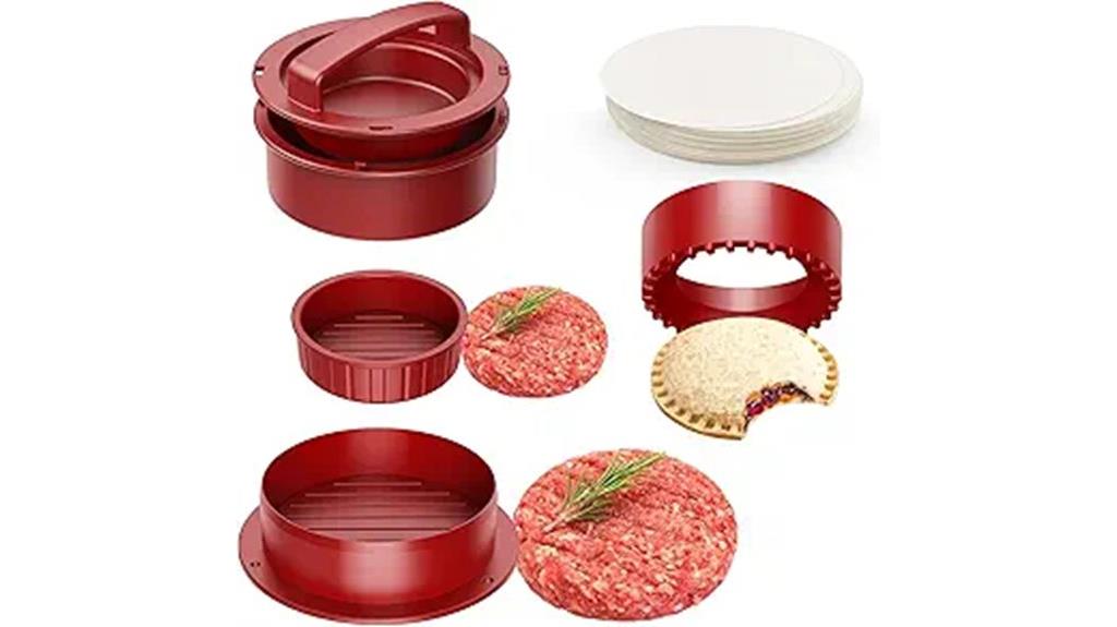 4 in 1 burger patty maker