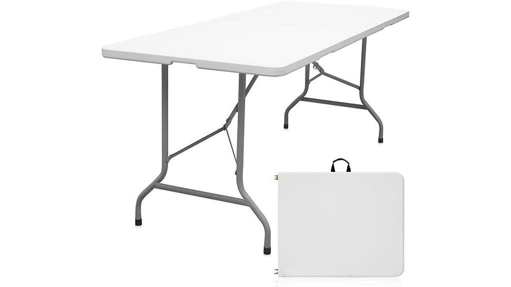 6 foot heavy duty plastic table
