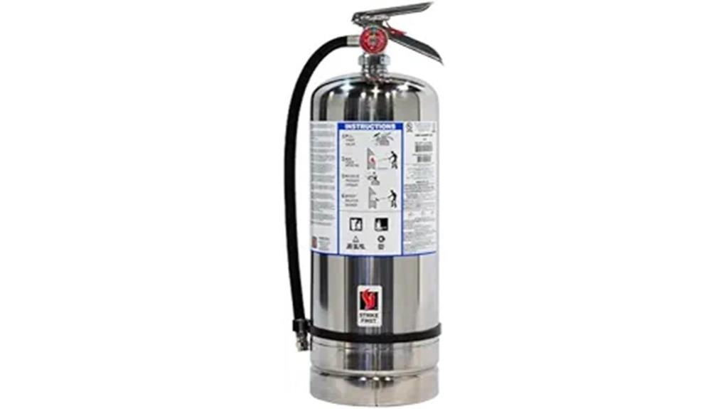 6 liter wet chemical extinguisher
