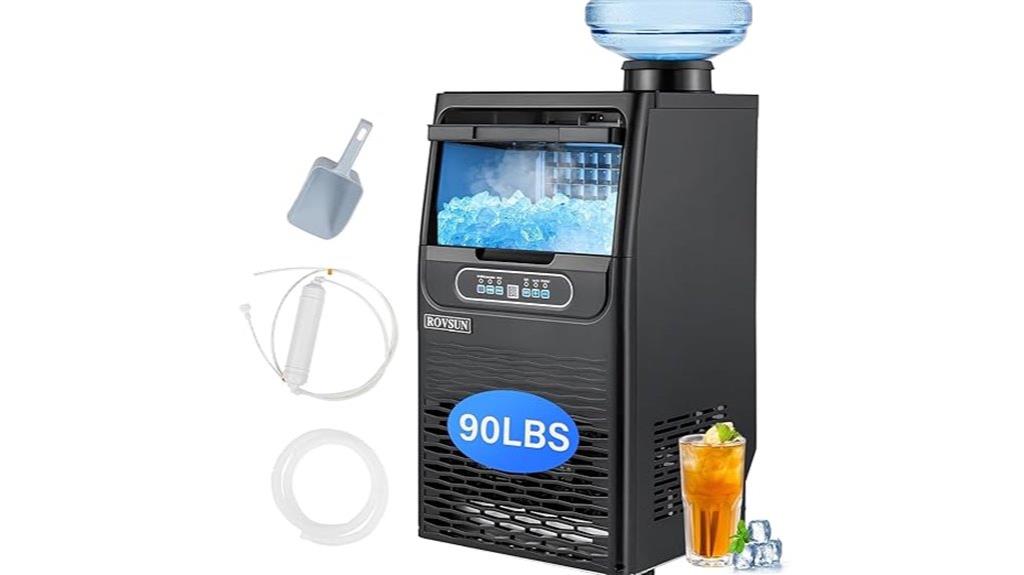 90lbs ice maker countertop