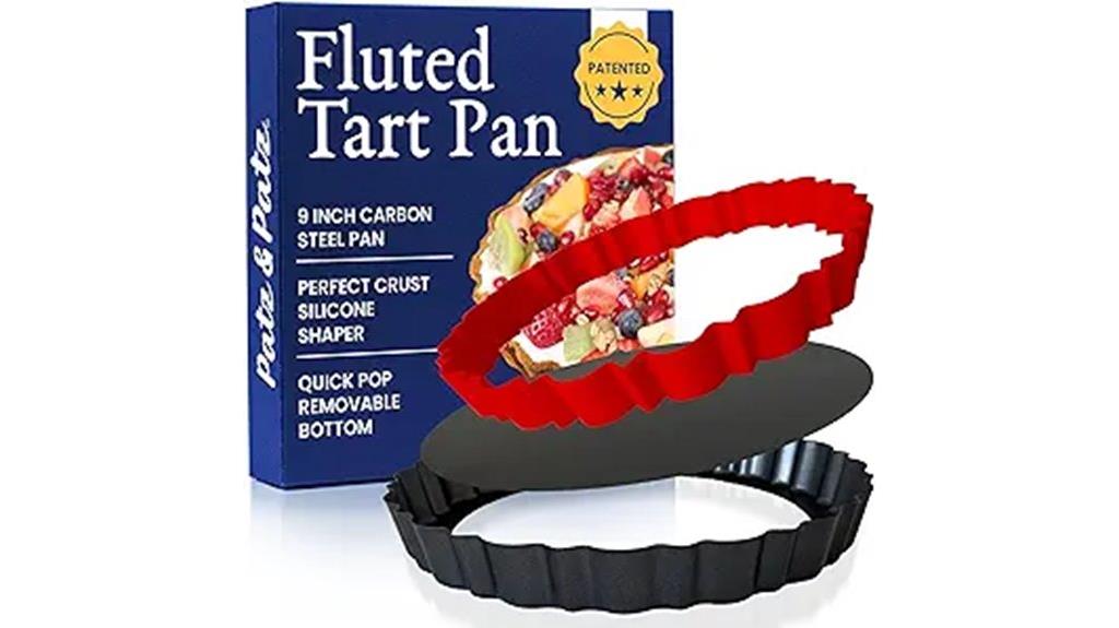 9 inch fluted tart pan