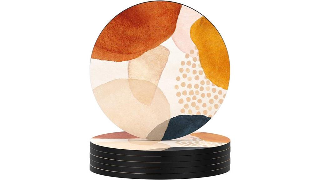 absorbent rubber drink coasters