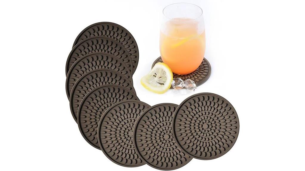 absorbent rubber drink coasters