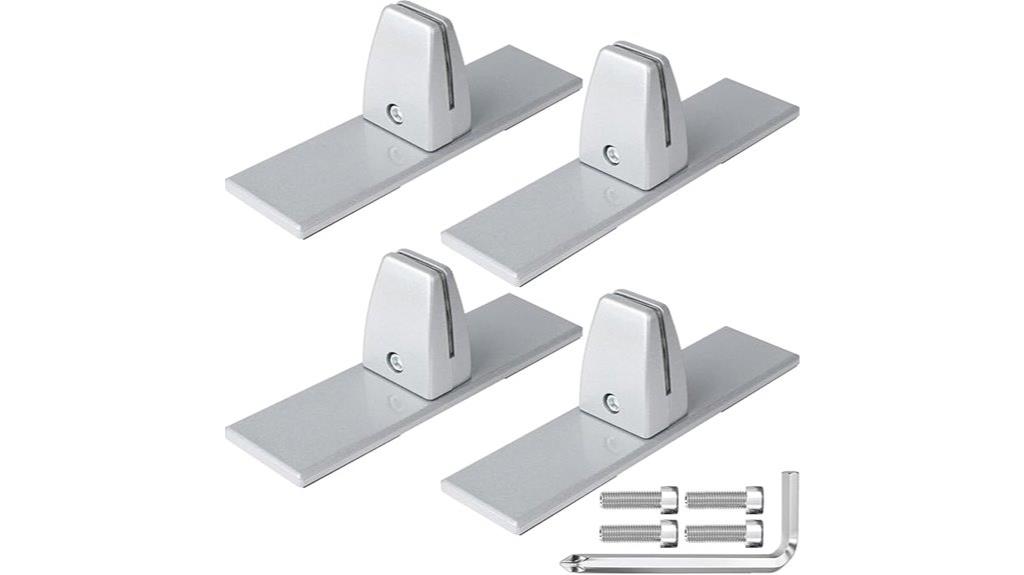 acrylic sneeze guard brackets
