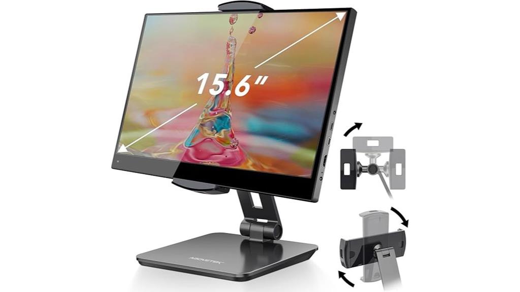 adjustable aluminum tablet holder