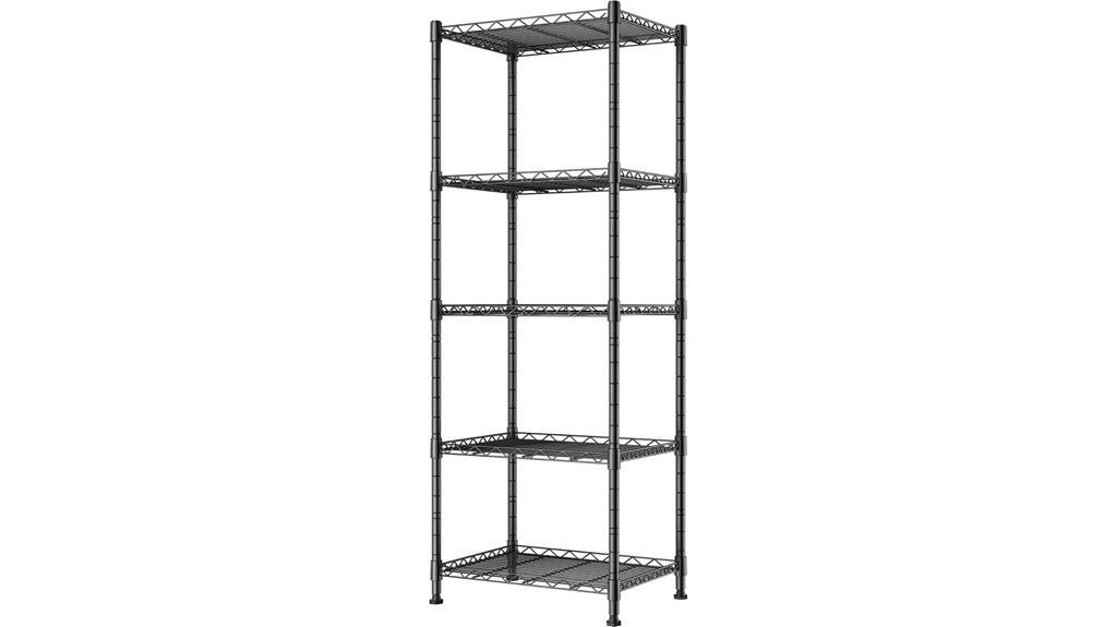 adjustable metal storage rack