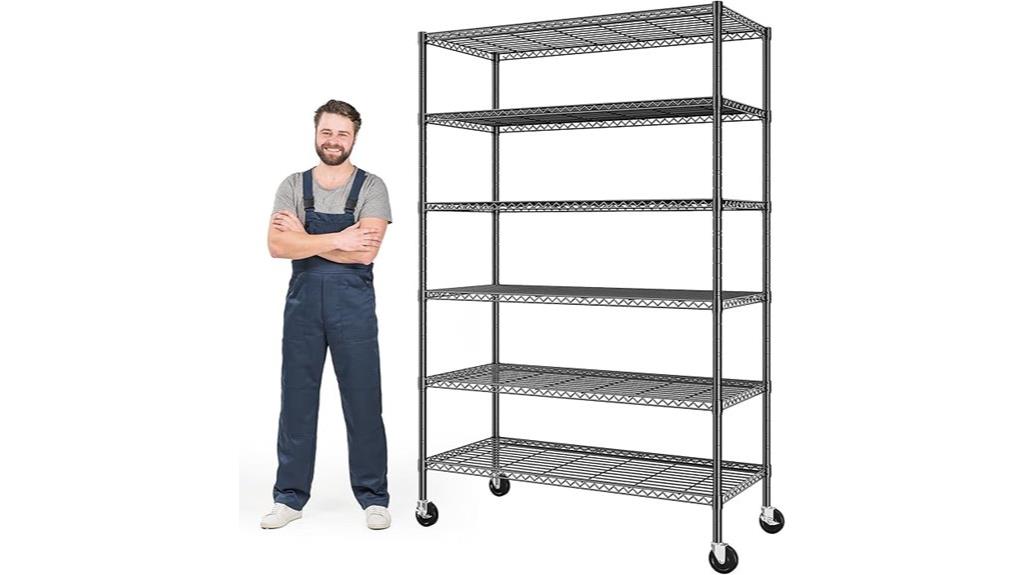 adjustable metal storage shelves