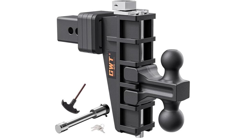 adjustable trailer hitch sizes