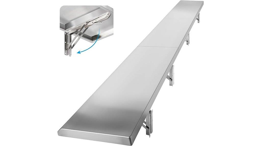 adjustable window folding shelf