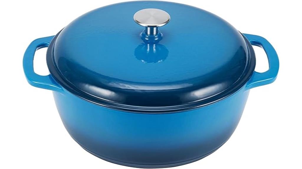 amazon blue 6 quart dutch oven
