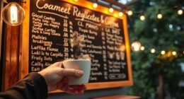 appealing coffee truck menu