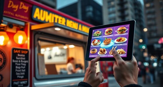 augmented reality food truck menus