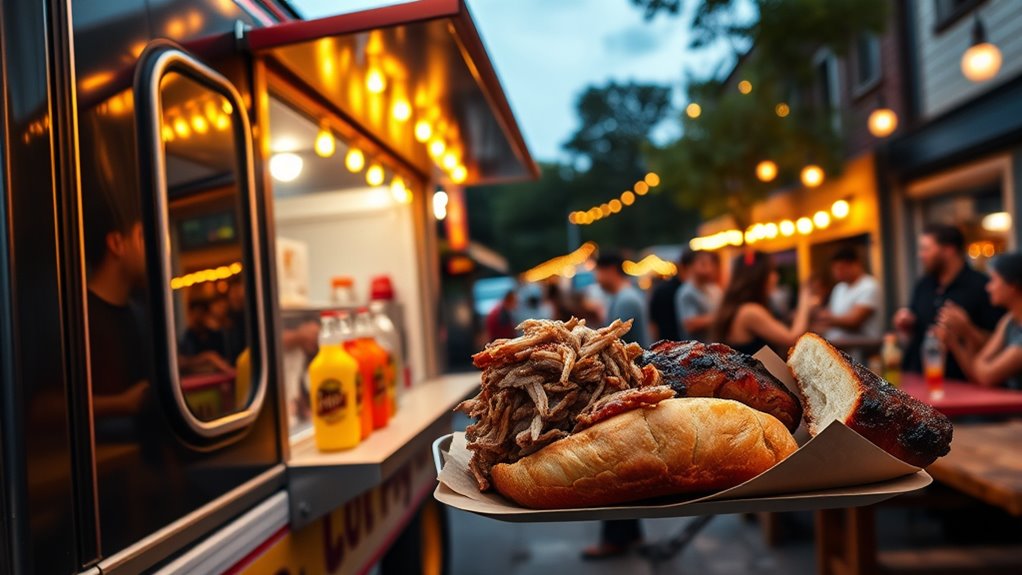 authentic raleigh barbecue trucks