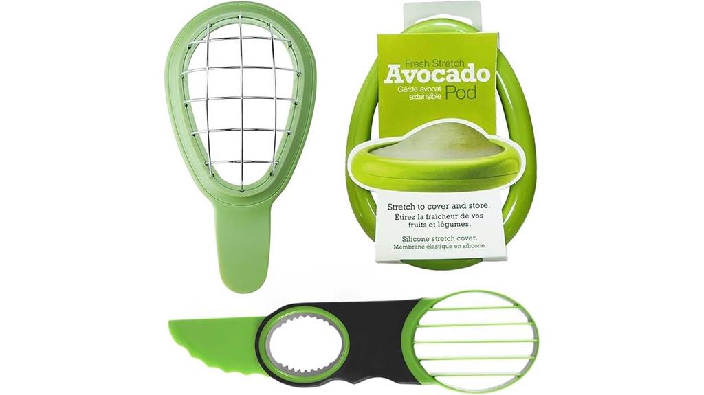 avocado slicing storage set