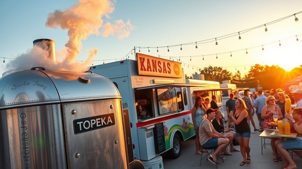 bbq and prairie food trucks