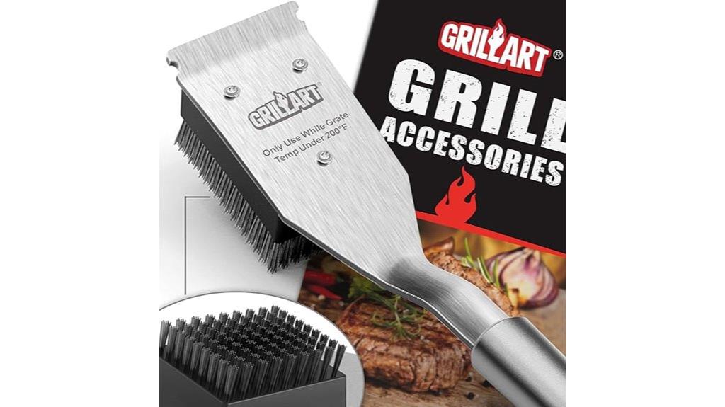 bbq grill brush scraper