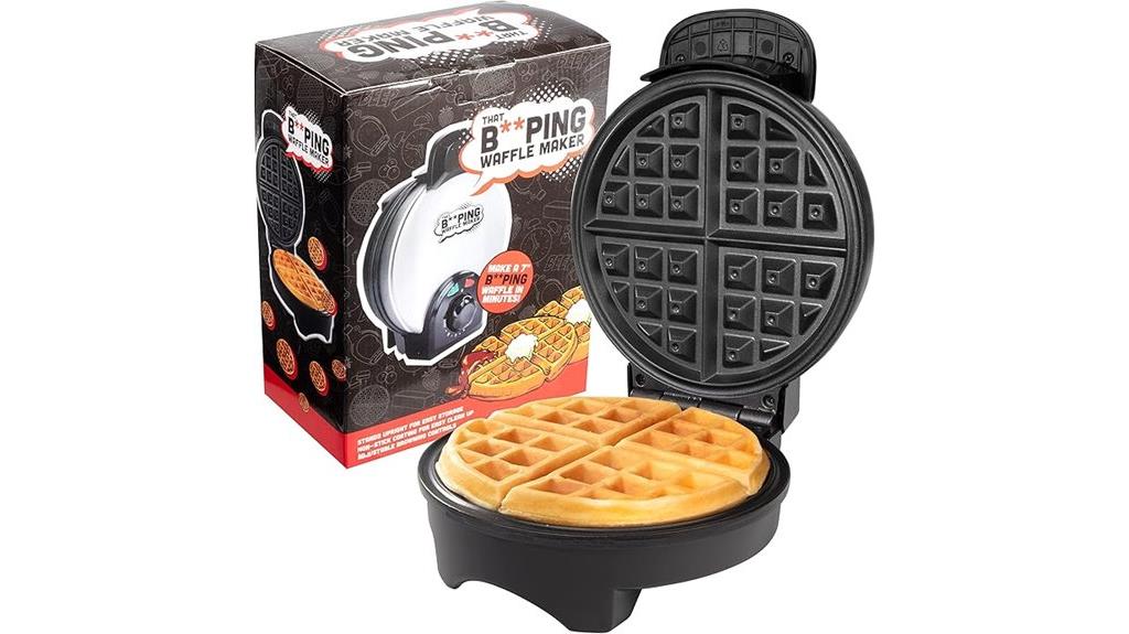 beeping personal waffle maker
