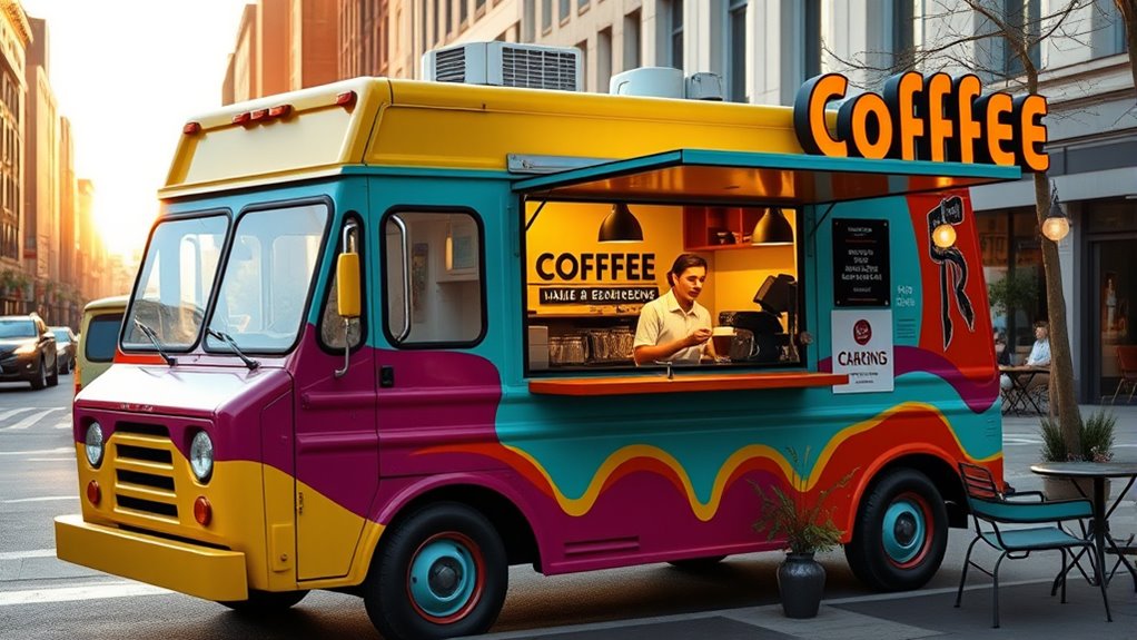 begin coffee truck startup