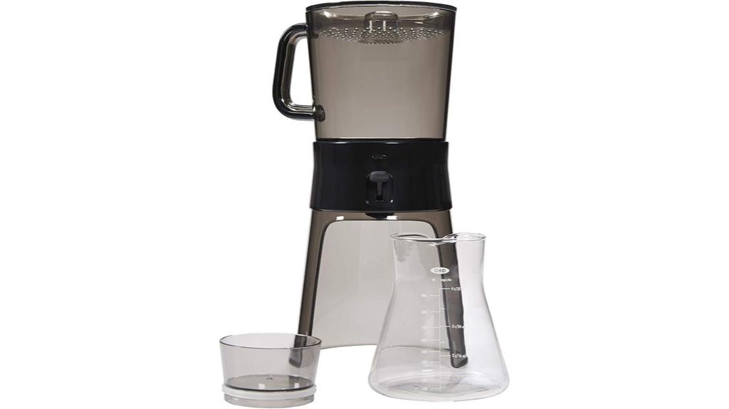 black 32 ounce coffee maker