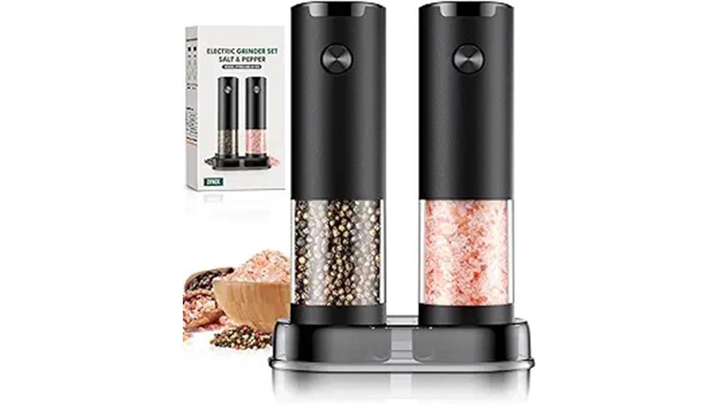 black electric salt pepper