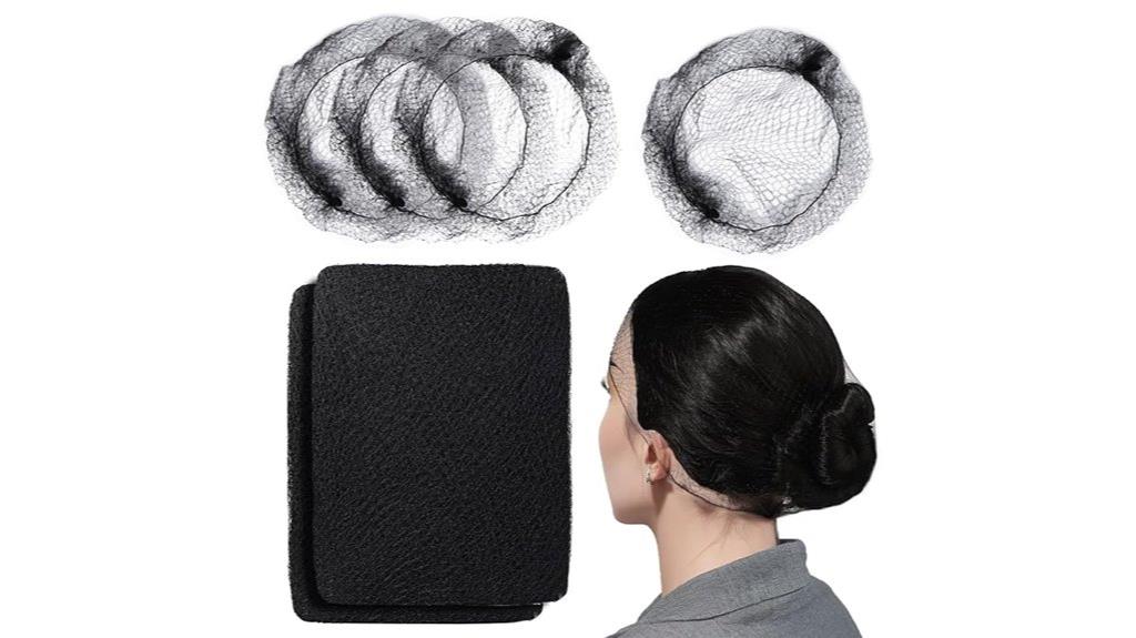 black hair net pack