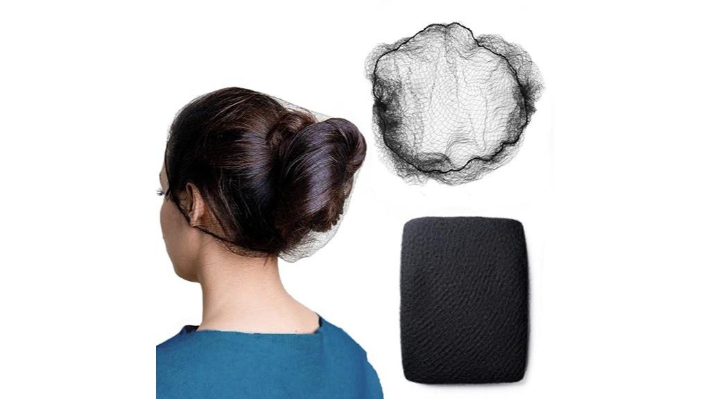 black hair nets pack