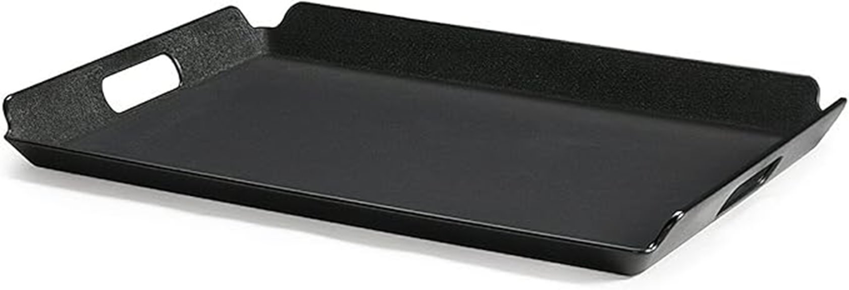 black non skid serving tray