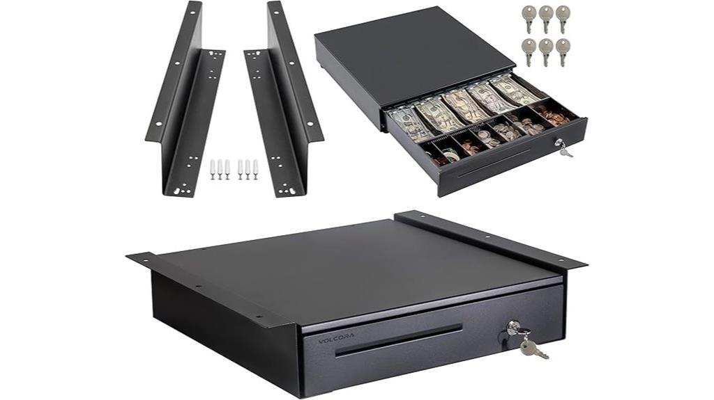 black pos cash drawer