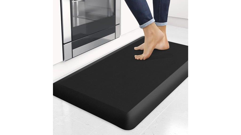 black thick non slip mat