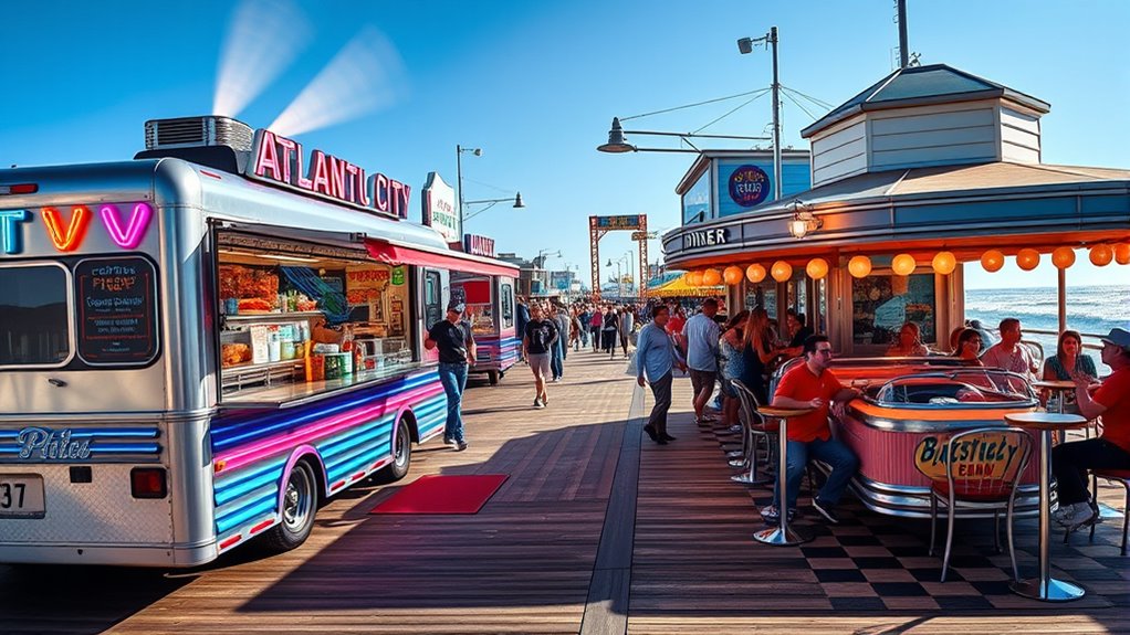 boardwalk diner food trucks