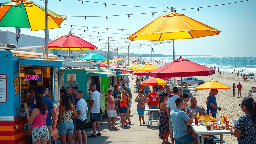 book reputable food trucks early