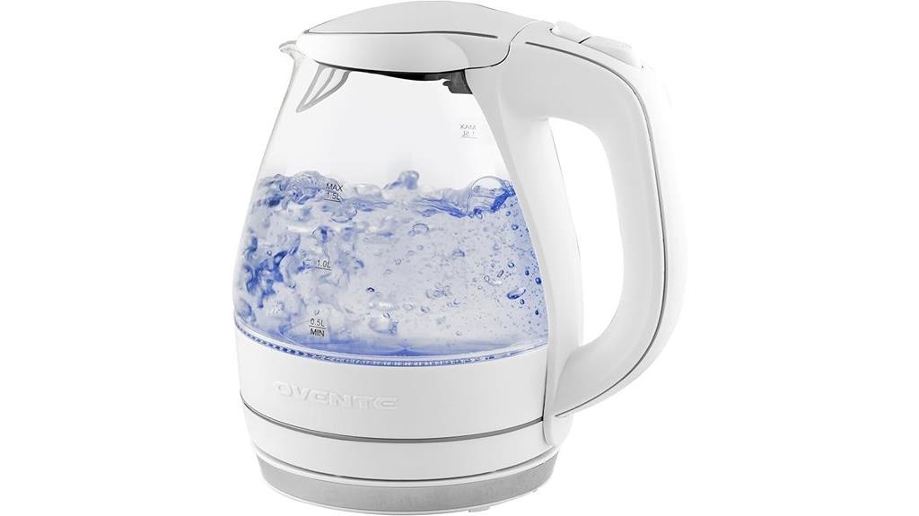 borosilicate glass water kettle